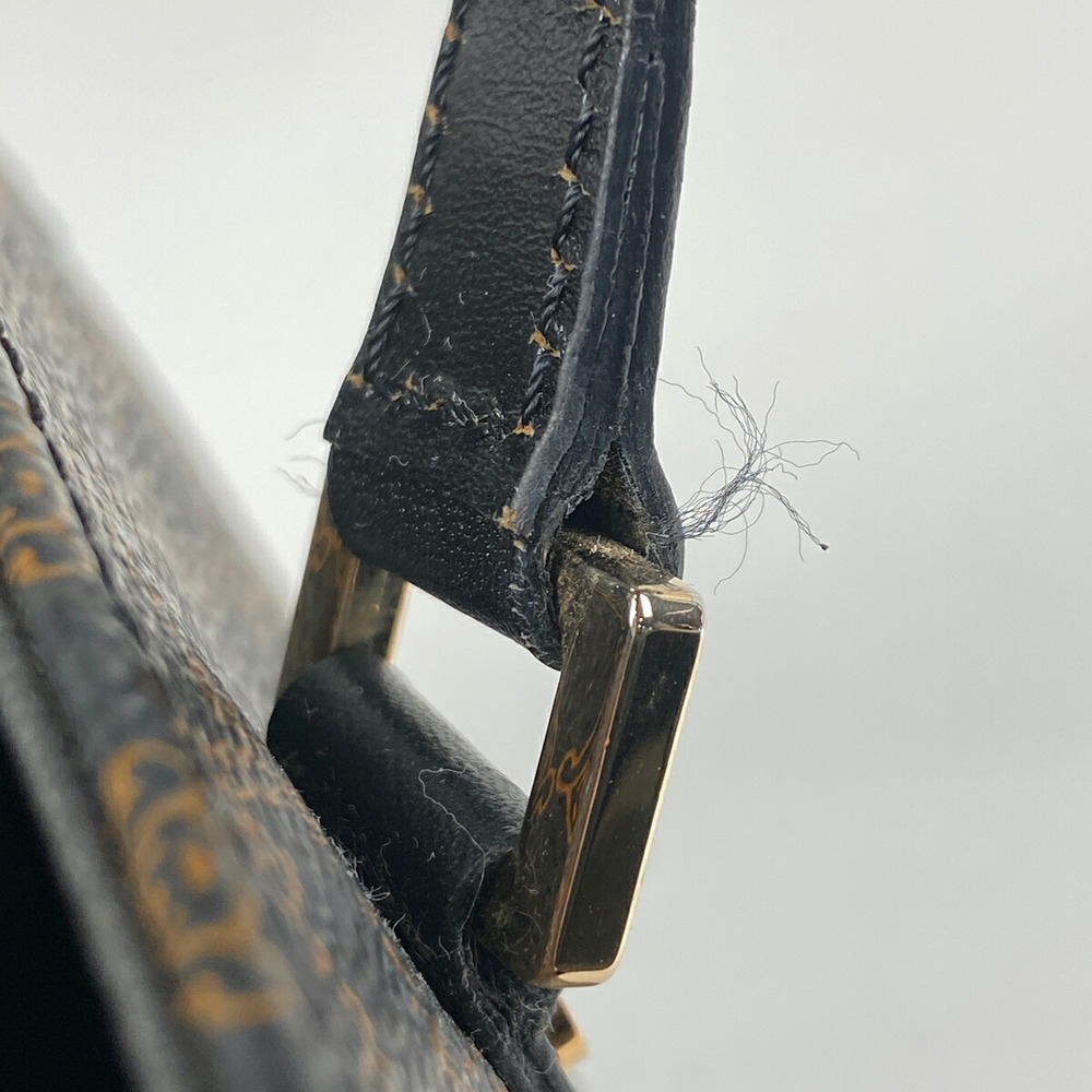 Celine Macadam Pattern Canvas Tote Black - image 4